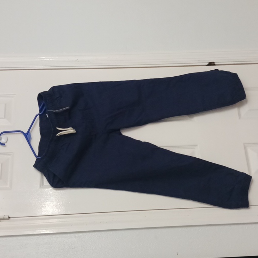 NWT The Children's Place Navy Blue Adjustable Pants With White Straps